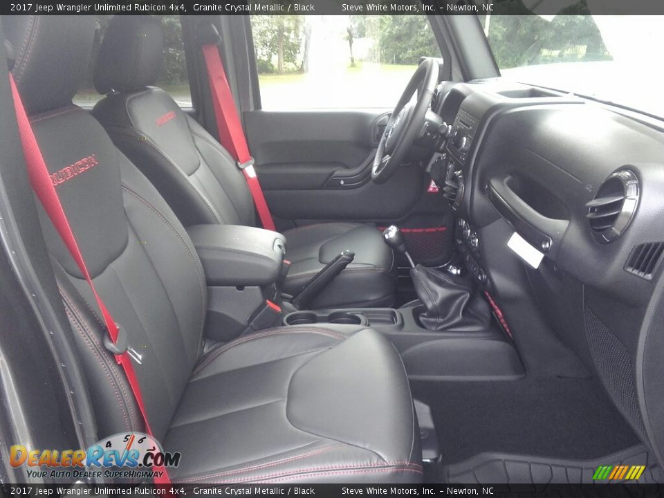 2017 Jeep Wrangler Unlimited Rubicon 4x4 Granite Crystal Metallic / Black Photo #13