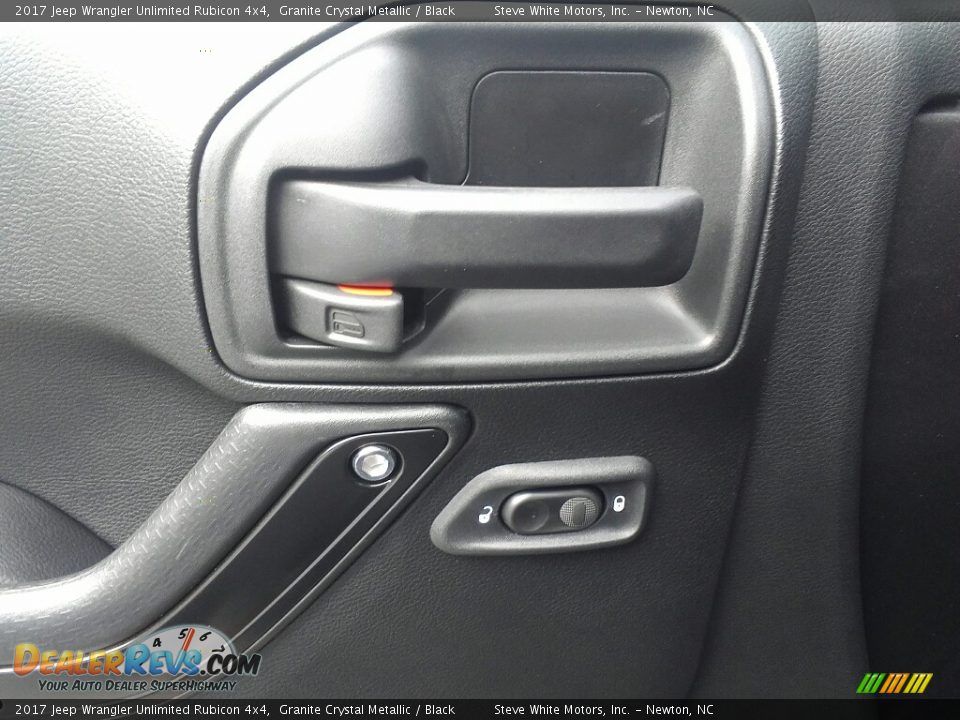 2017 Jeep Wrangler Unlimited Rubicon 4x4 Granite Crystal Metallic / Black Photo #14