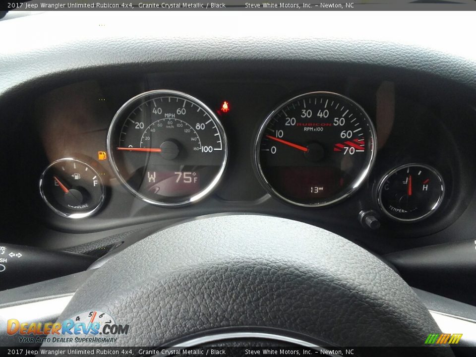 2017 Jeep Wrangler Unlimited Rubicon 4x4 Granite Crystal Metallic / Black Photo #19