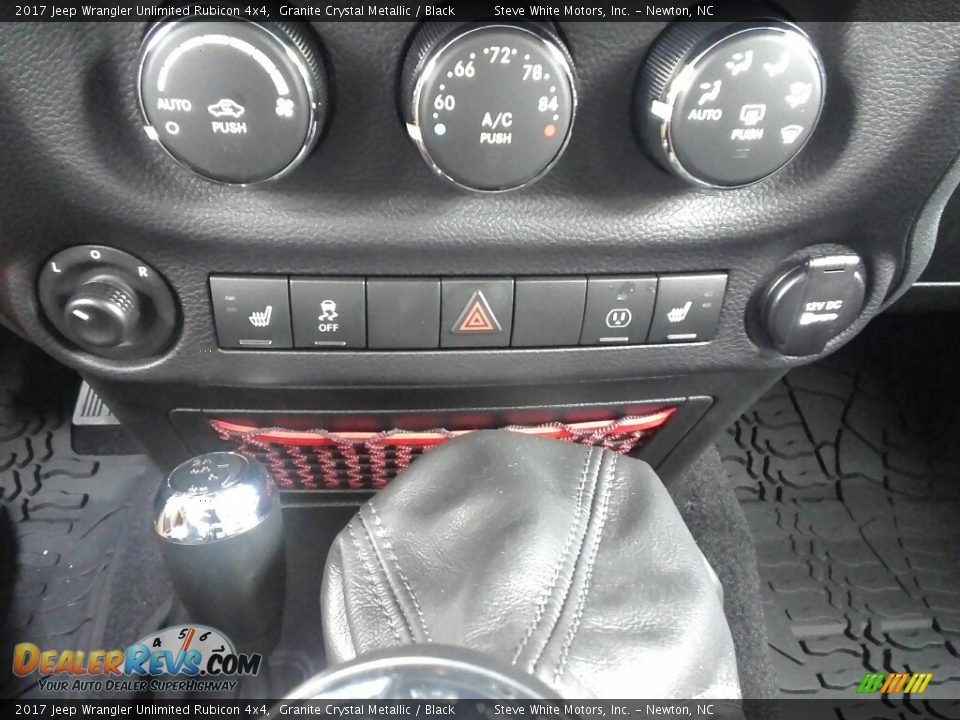2017 Jeep Wrangler Unlimited Rubicon 4x4 Granite Crystal Metallic / Black Photo #22