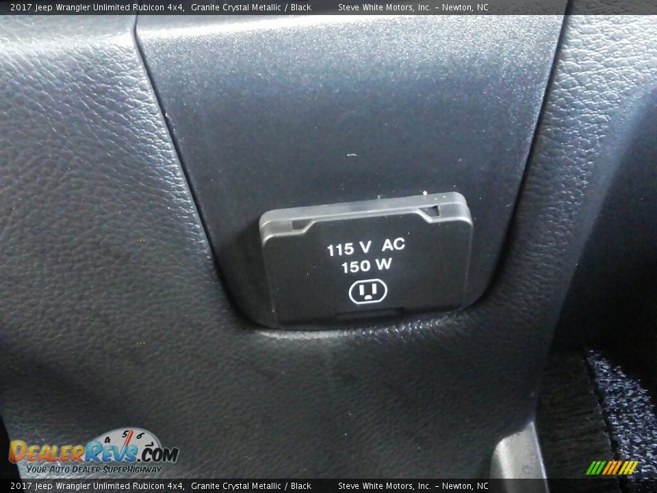 2017 Jeep Wrangler Unlimited Rubicon 4x4 Granite Crystal Metallic / Black Photo #25
