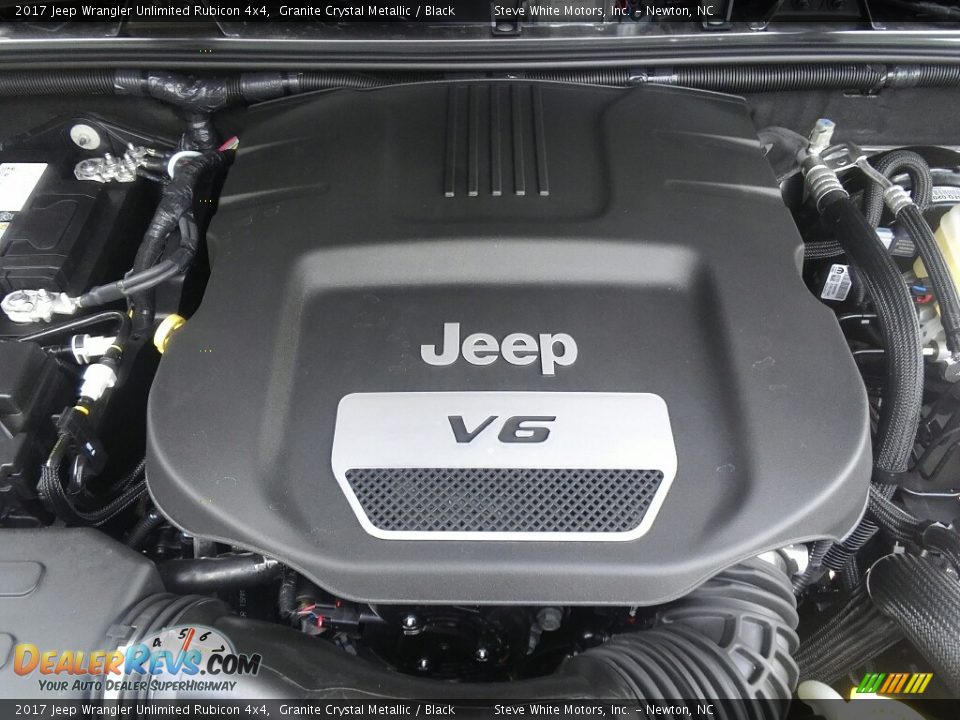 2017 Jeep Wrangler Unlimited Rubicon 4x4 Granite Crystal Metallic / Black Photo #30