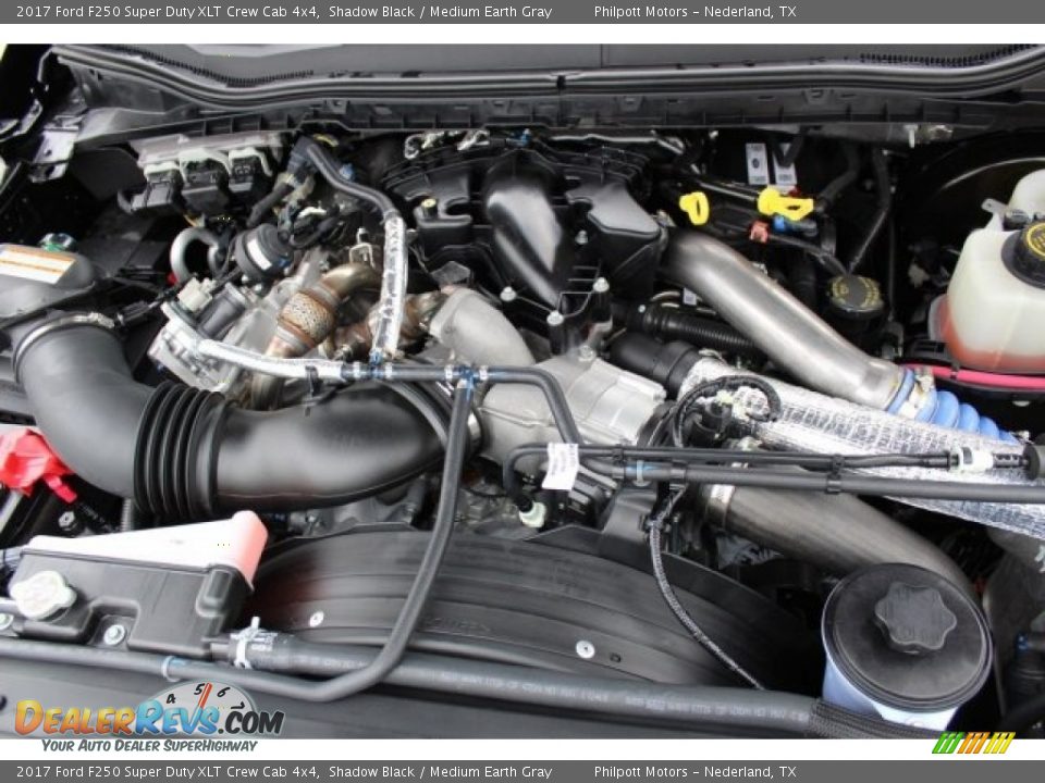 2017 Ford F250 Super Duty XLT Crew Cab 4x4 Shadow Black / Medium Earth Gray Photo #24