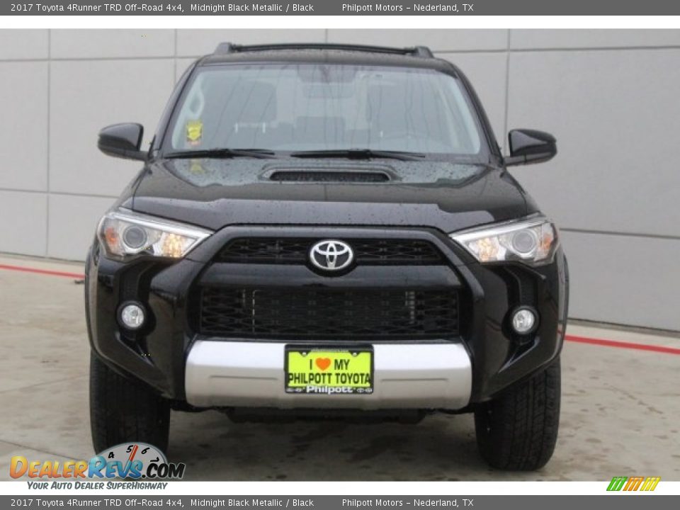 2017 Toyota 4Runner TRD Off-Road 4x4 Midnight Black Metallic / Black Photo #2