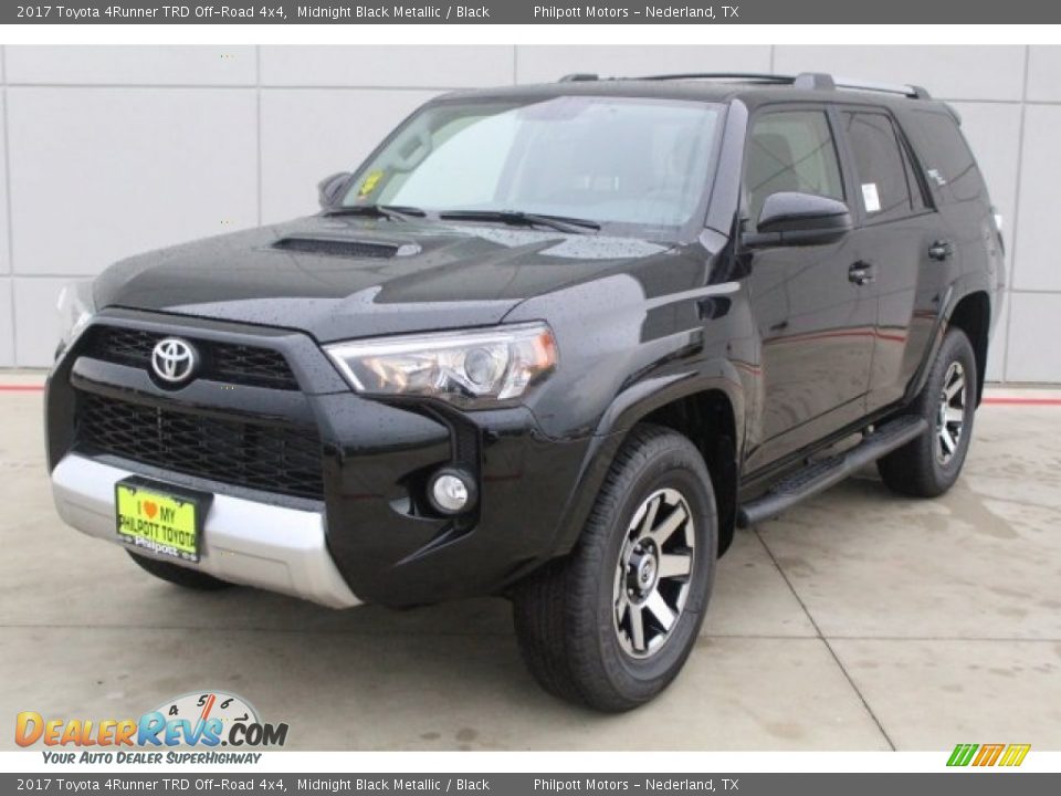 2017 Toyota 4Runner TRD Off-Road 4x4 Midnight Black Metallic / Black Photo #3