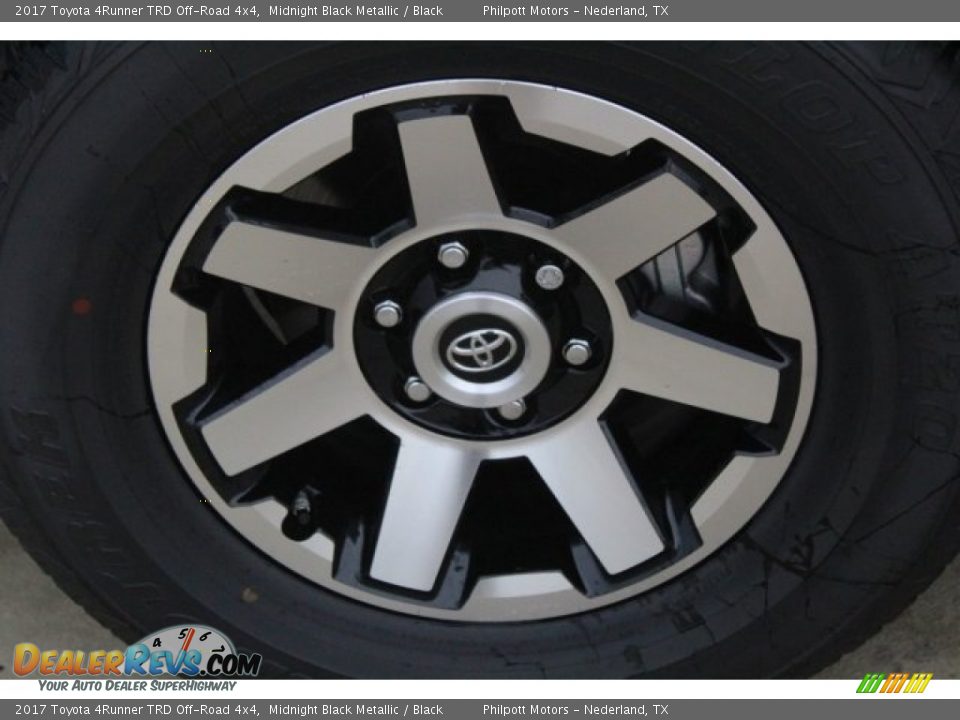 2017 Toyota 4Runner TRD Off-Road 4x4 Midnight Black Metallic / Black Photo #5