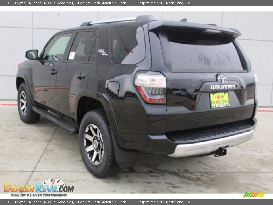 2017 Toyota 4Runner TRD Off-Road 4x4 Midnight Black Metallic / Black Photo #6