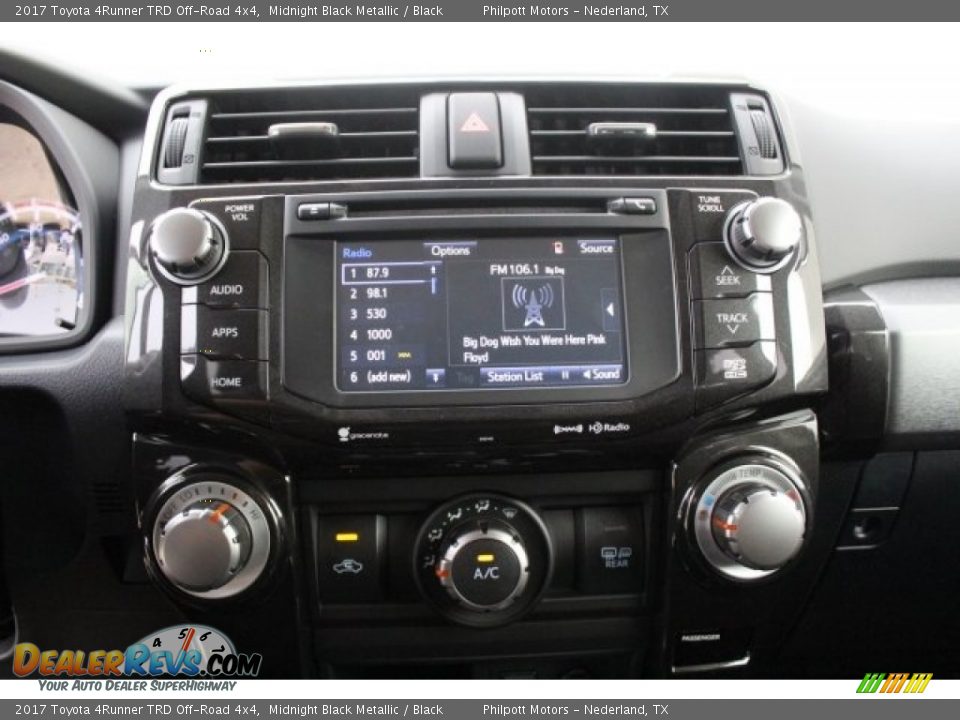 2017 Toyota 4Runner TRD Off-Road 4x4 Midnight Black Metallic / Black Photo #16