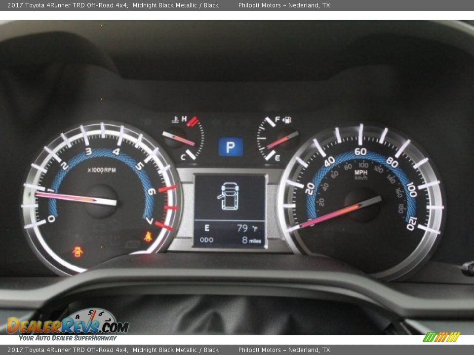 2017 Toyota 4Runner TRD Off-Road 4x4 Midnight Black Metallic / Black Photo #21