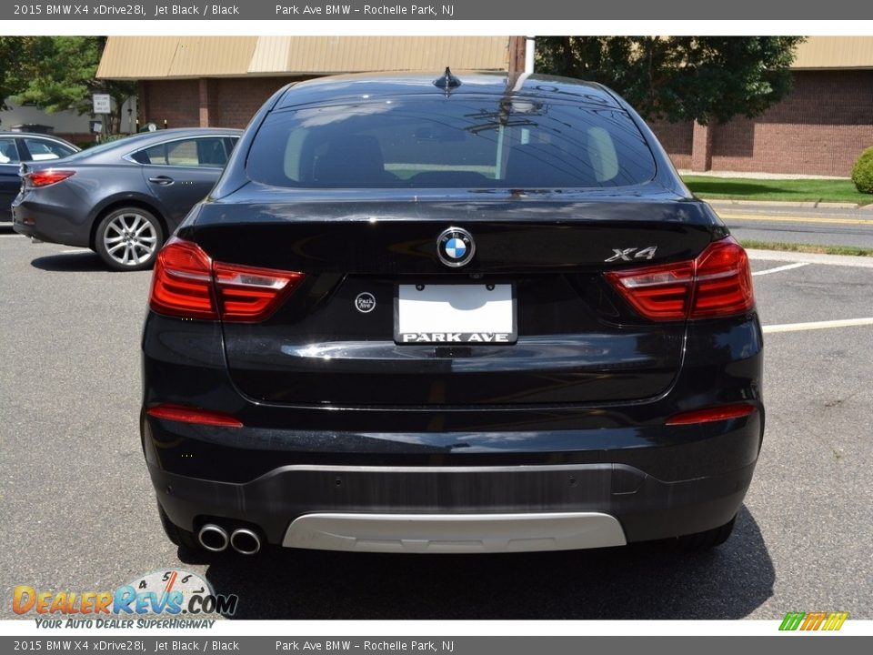 2015 BMW X4 xDrive28i Jet Black / Black Photo #4