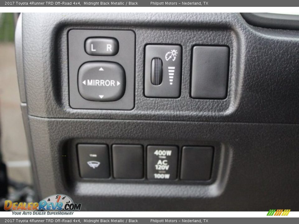 2017 Toyota 4Runner TRD Off-Road 4x4 Midnight Black Metallic / Black Photo #22