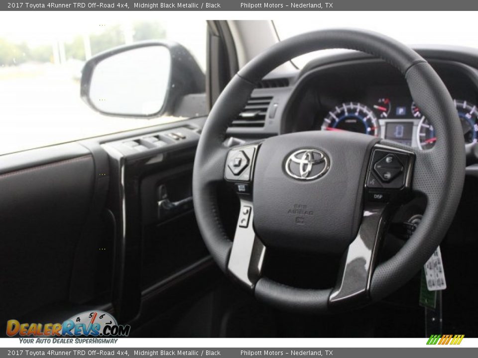 2017 Toyota 4Runner TRD Off-Road 4x4 Midnight Black Metallic / Black Photo #26