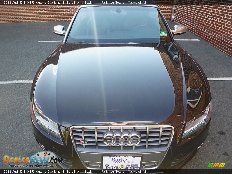 2012 Audi S5 3.0 TFSI quattro Cabriolet Brilliant Black / Black Photo #8