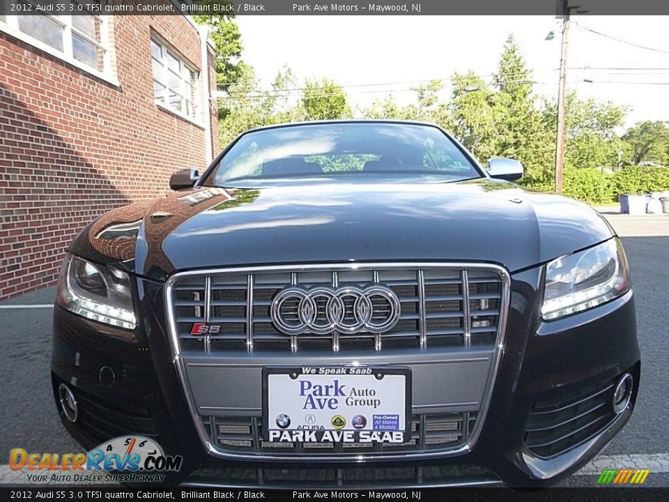 2012 Audi S5 3.0 TFSI quattro Cabriolet Brilliant Black / Black Photo #9