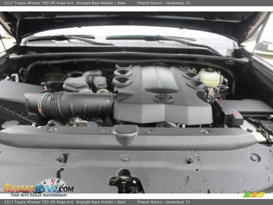 2017 Toyota 4Runner TRD Off-Road 4x4 Midnight Black Metallic / Black Photo #28
