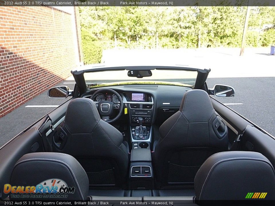 2012 Audi S5 3.0 TFSI quattro Cabriolet Brilliant Black / Black Photo #14