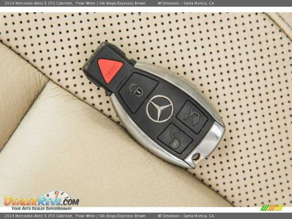 2014 Mercedes-Benz E 350 Cabriolet Polar White / Silk Beige/Espresso Brown Photo #11