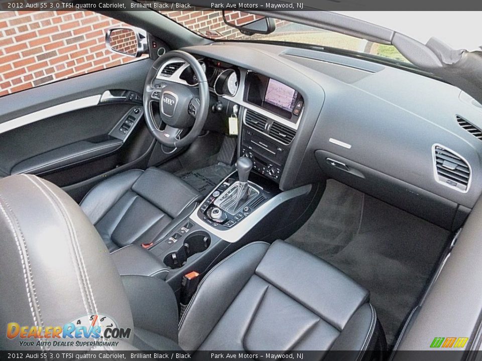 2012 Audi S5 3.0 TFSI quattro Cabriolet Brilliant Black / Black Photo #16