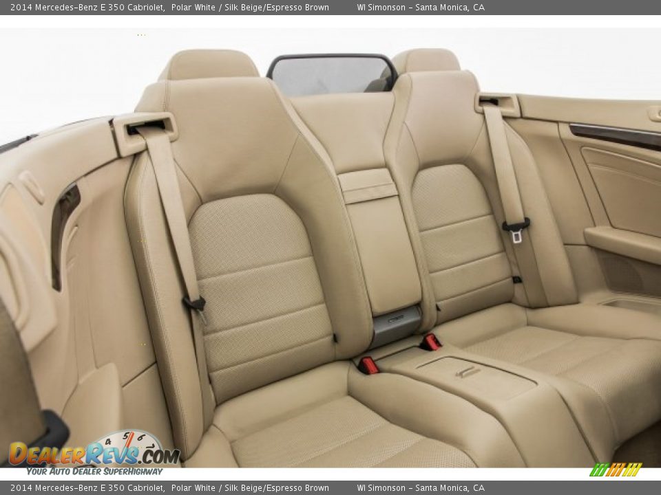 2014 Mercedes-Benz E 350 Cabriolet Polar White / Silk Beige/Espresso Brown Photo #13