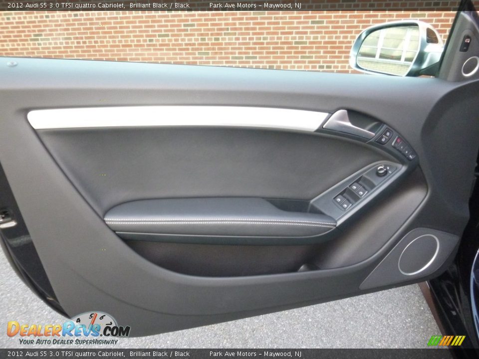 2012 Audi S5 3.0 TFSI quattro Cabriolet Brilliant Black / Black Photo #17
