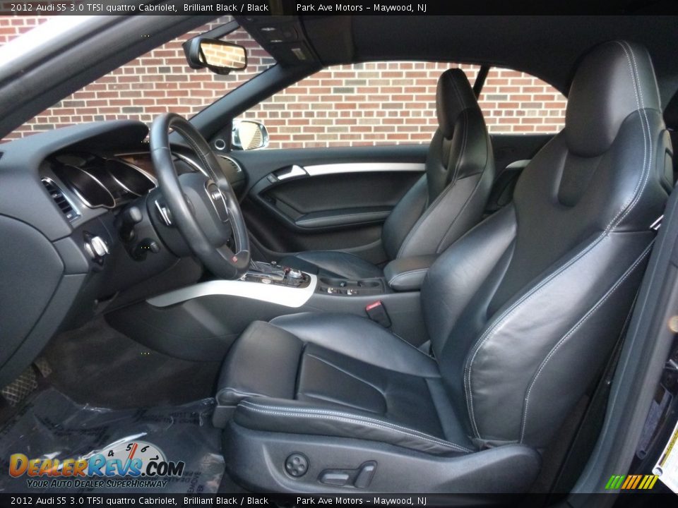 2012 Audi S5 3.0 TFSI quattro Cabriolet Brilliant Black / Black Photo #20