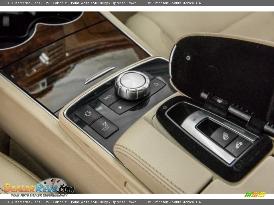 2014 Mercedes-Benz E 350 Cabriolet Polar White / Silk Beige/Espresso Brown Photo #19