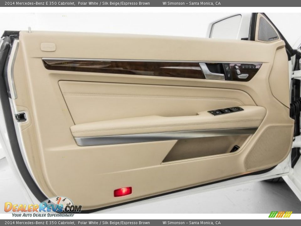 2014 Mercedes-Benz E 350 Cabriolet Polar White / Silk Beige/Espresso Brown Photo #22