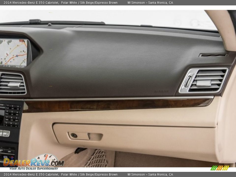 2014 Mercedes-Benz E 350 Cabriolet Polar White / Silk Beige/Espresso Brown Photo #24