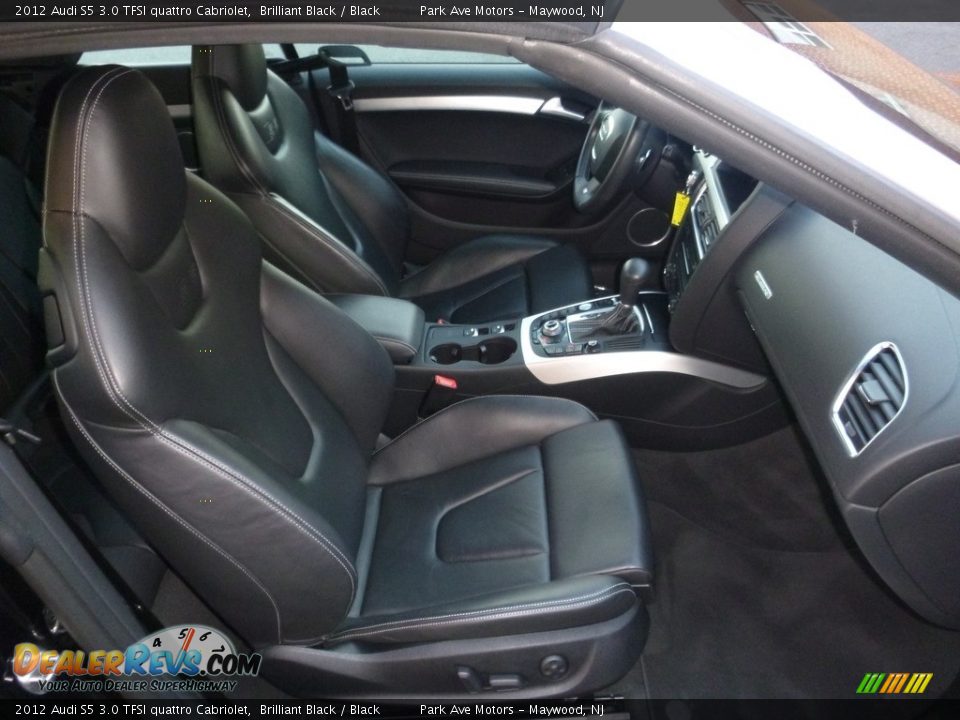 2012 Audi S5 3.0 TFSI quattro Cabriolet Brilliant Black / Black Photo #25