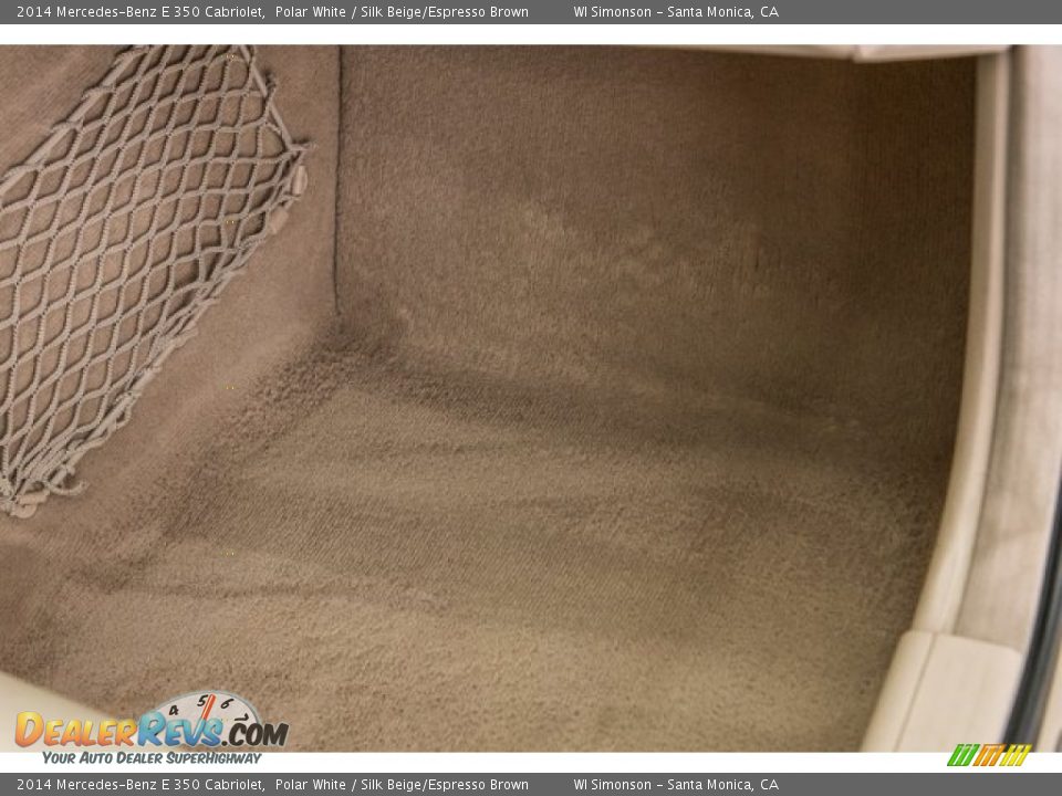2014 Mercedes-Benz E 350 Cabriolet Polar White / Silk Beige/Espresso Brown Photo #25