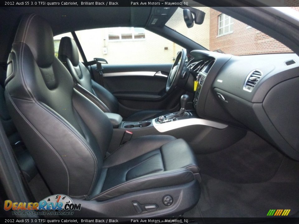 2012 Audi S5 3.0 TFSI quattro Cabriolet Brilliant Black / Black Photo #26
