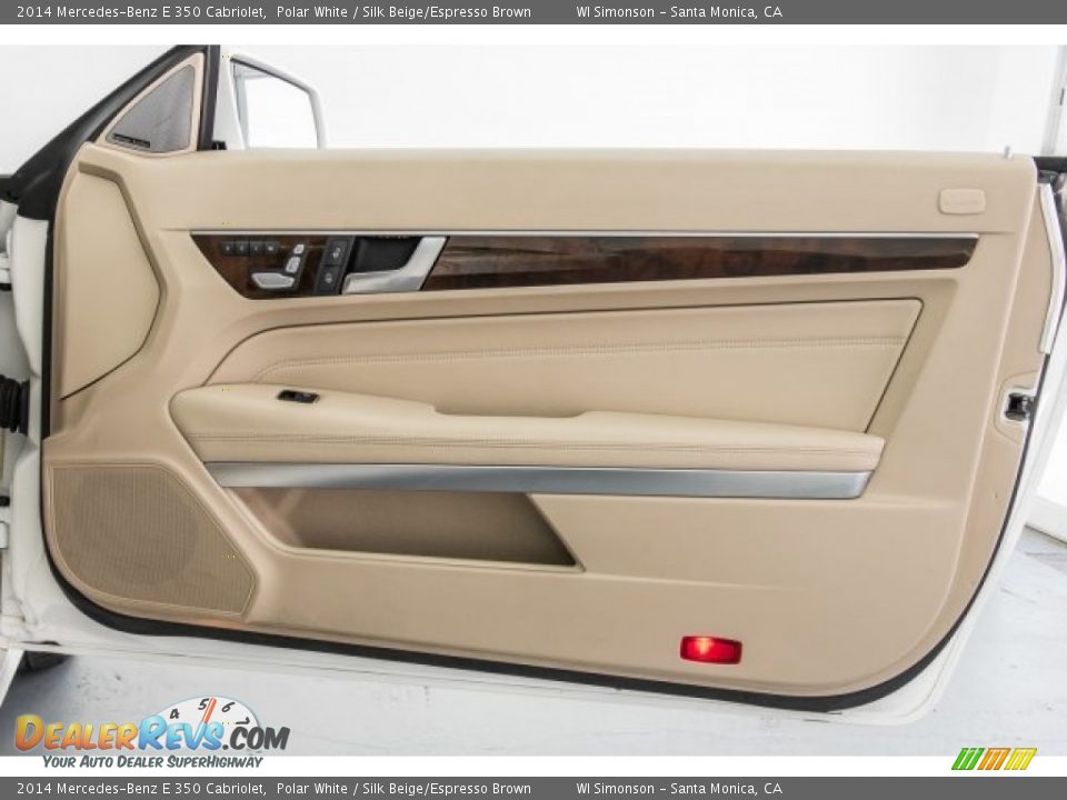 2014 Mercedes-Benz E 350 Cabriolet Polar White / Silk Beige/Espresso Brown Photo #27