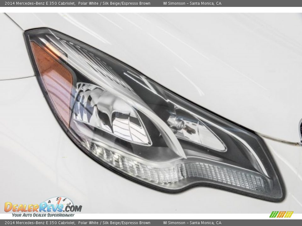 2014 Mercedes-Benz E 350 Cabriolet Polar White / Silk Beige/Espresso Brown Photo #29