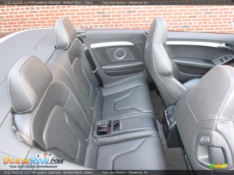 2012 Audi S5 3.0 TFSI quattro Cabriolet Brilliant Black / Black Photo #28