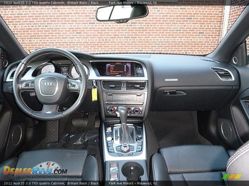 2012 Audi S5 3.0 TFSI quattro Cabriolet Brilliant Black / Black Photo #30