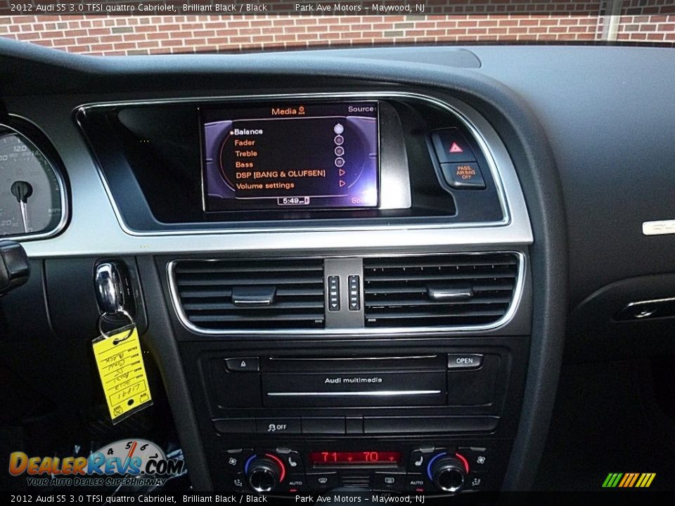 2012 Audi S5 3.0 TFSI quattro Cabriolet Brilliant Black / Black Photo #35