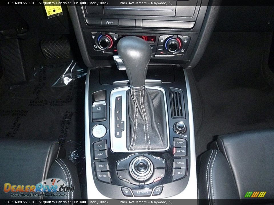 2012 Audi S5 3.0 TFSI quattro Cabriolet Brilliant Black / Black Photo #36