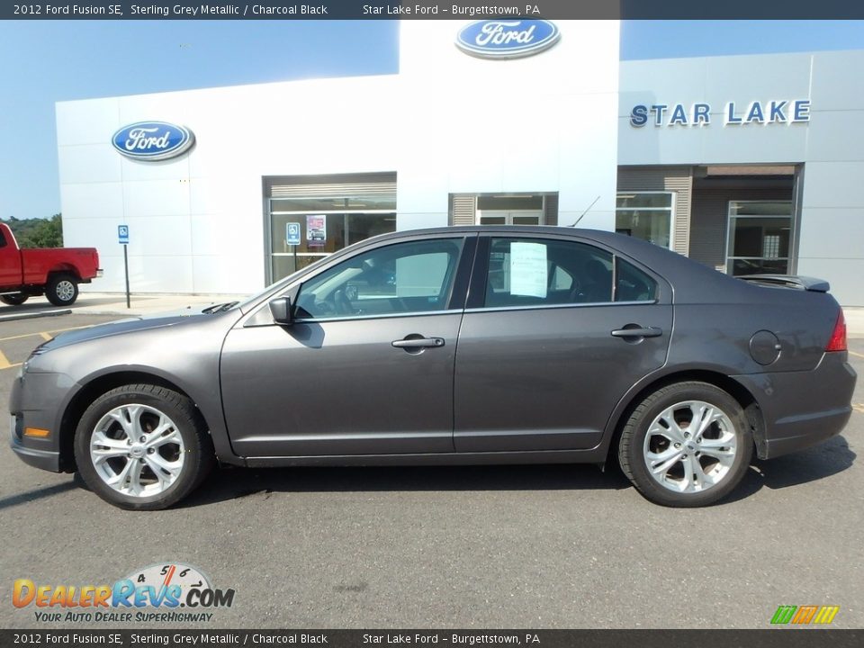 2012 Ford Fusion SE Sterling Grey Metallic / Charcoal Black Photo #8