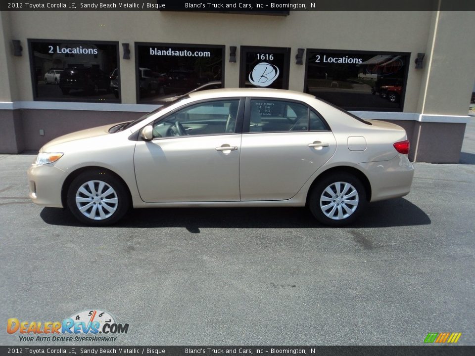 2012 Toyota Corolla LE Sandy Beach Metallic / Bisque Photo #1