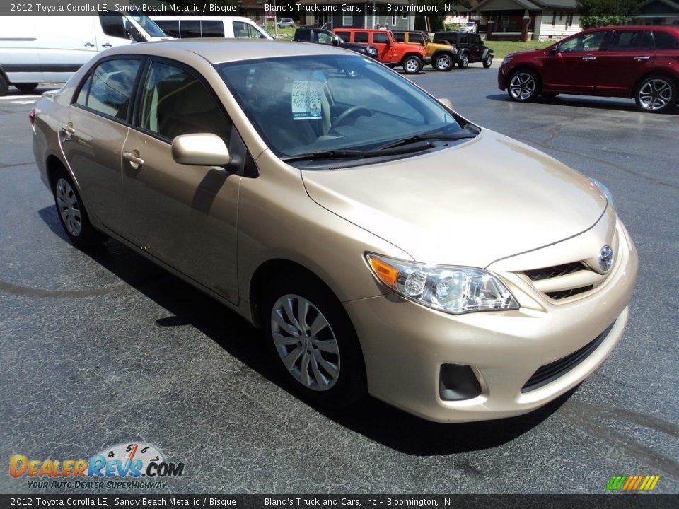 2012 Toyota Corolla LE Sandy Beach Metallic / Bisque Photo #5