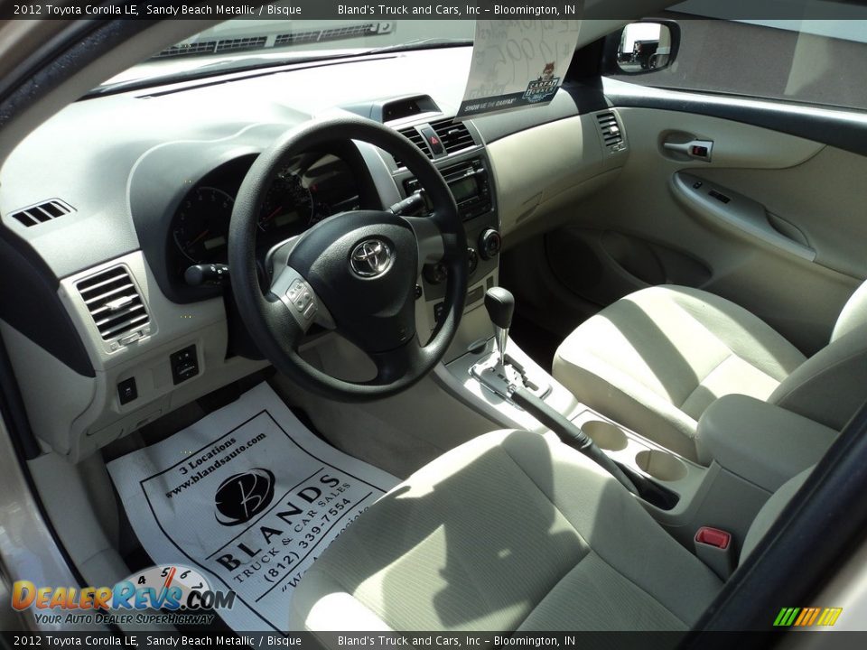 2012 Toyota Corolla LE Sandy Beach Metallic / Bisque Photo #6