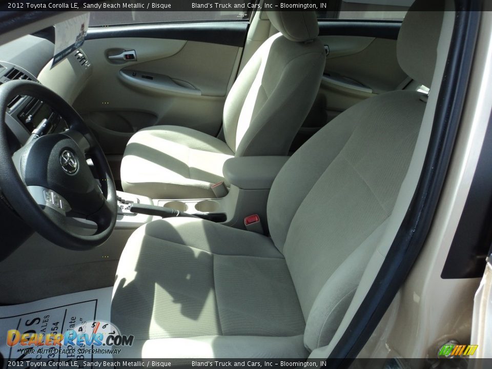 2012 Toyota Corolla LE Sandy Beach Metallic / Bisque Photo #7
