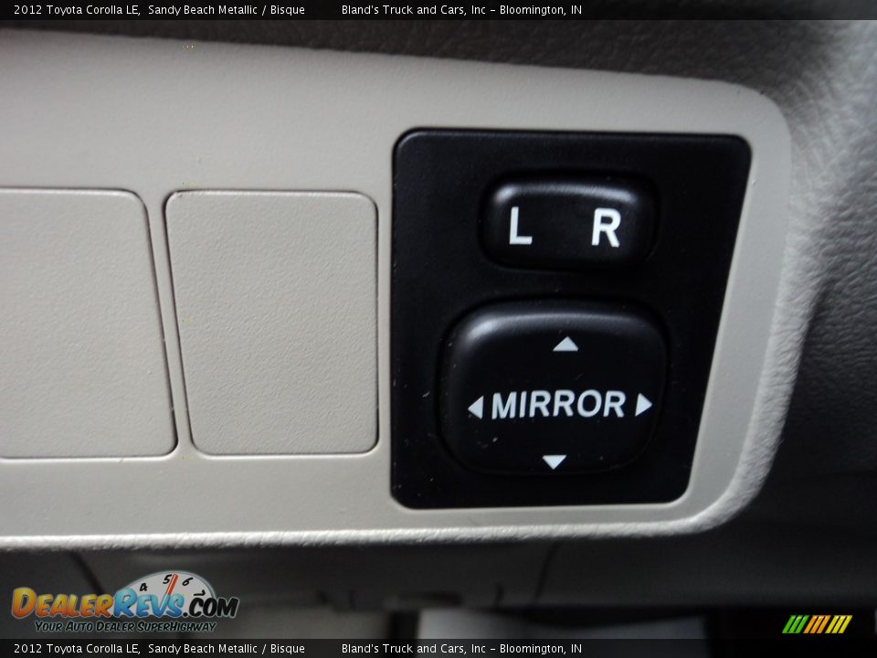 2012 Toyota Corolla LE Sandy Beach Metallic / Bisque Photo #10