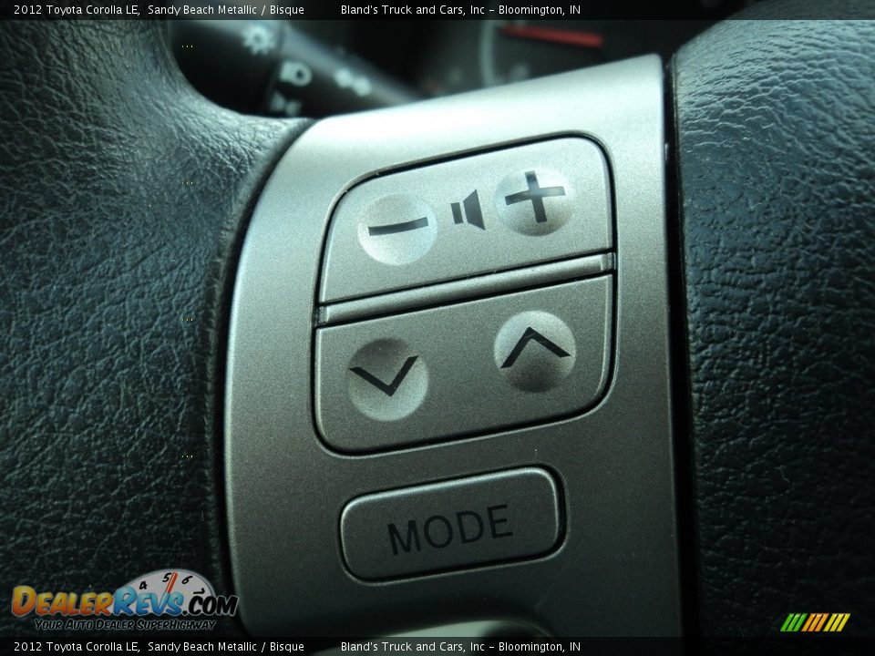 2012 Toyota Corolla LE Sandy Beach Metallic / Bisque Photo #14