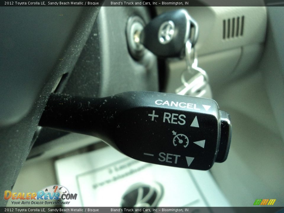 2012 Toyota Corolla LE Sandy Beach Metallic / Bisque Photo #15