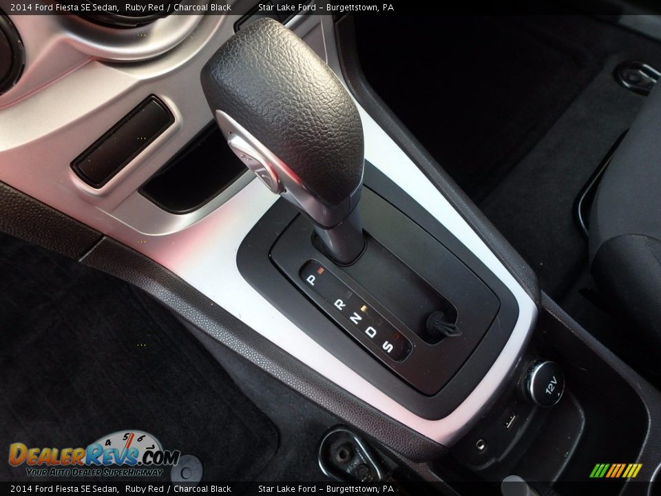 2014 Ford Fiesta SE Sedan Ruby Red / Charcoal Black Photo #15