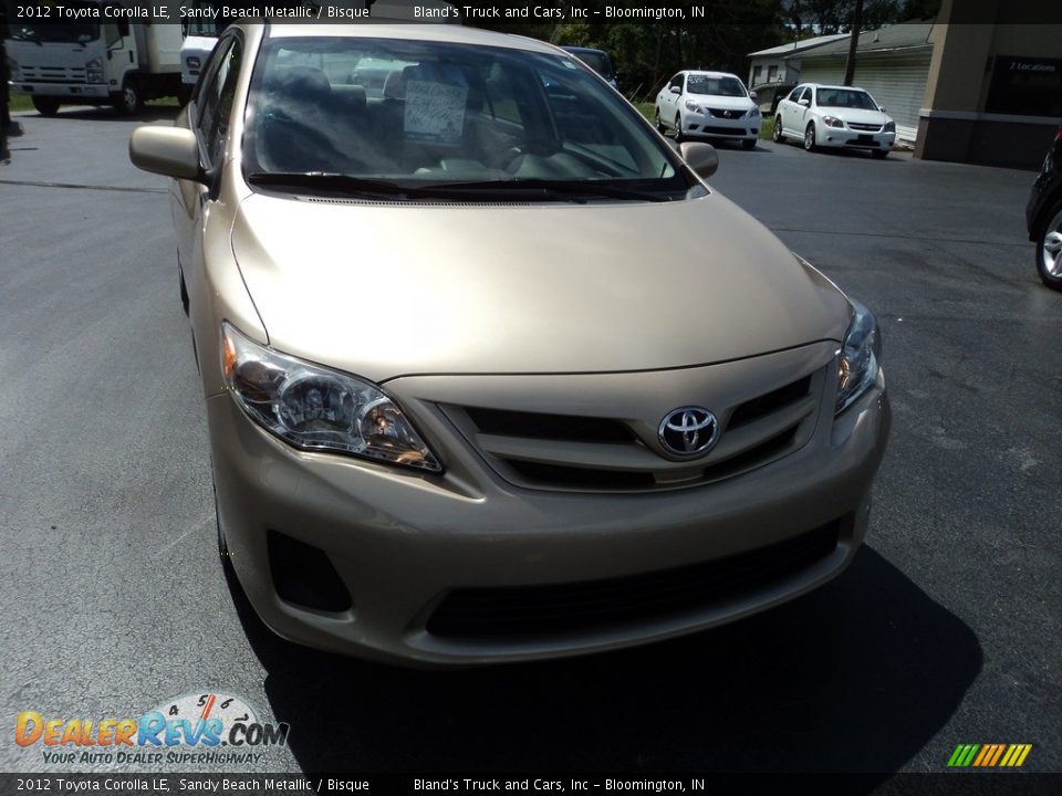 2012 Toyota Corolla LE Sandy Beach Metallic / Bisque Photo #20