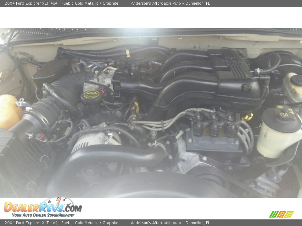 2004 Ford Explorer XLT 4x4 Pueblo Gold Metallic / Graphite Photo #21