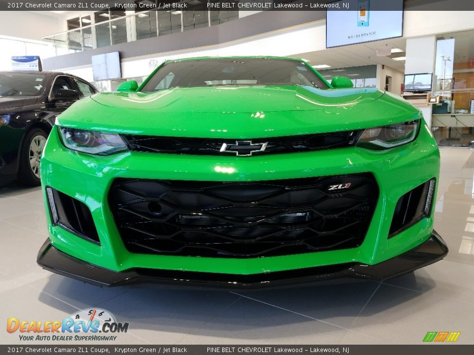 2017 Chevrolet Camaro ZL1 Coupe Krypton Green / Jet Black Photo #2