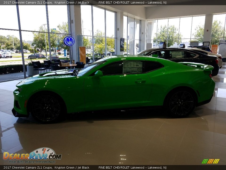2017 Chevrolet Camaro ZL1 Coupe Krypton Green / Jet Black Photo #3
